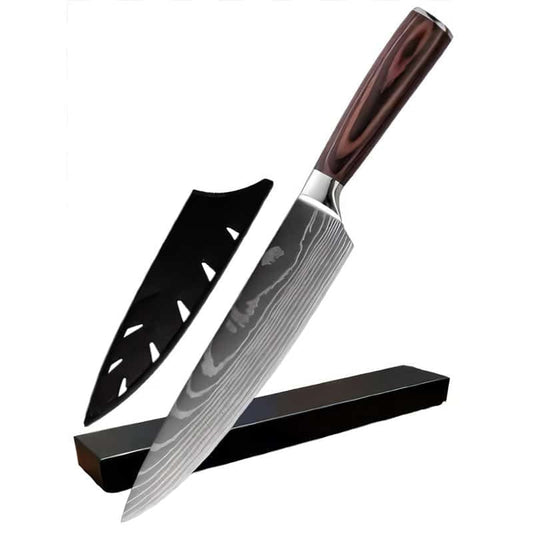 Cutit profesional HOCHO Chef, otel japonez HRC 60 calire laser, maner Delux Pakka image 0