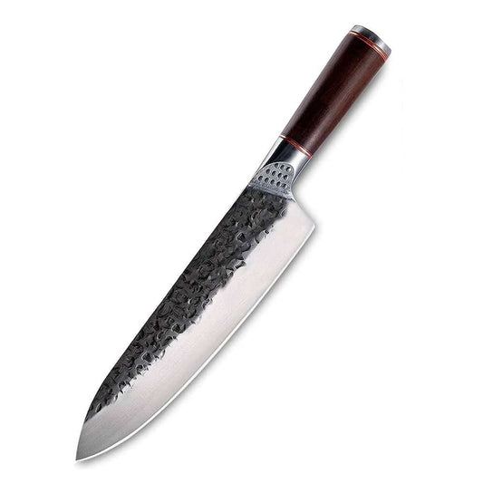 Cutit profesional HOCHO Chef seria Brutus, otel japonez HRC 60 calire manuala, maner Delux Pakka image 0