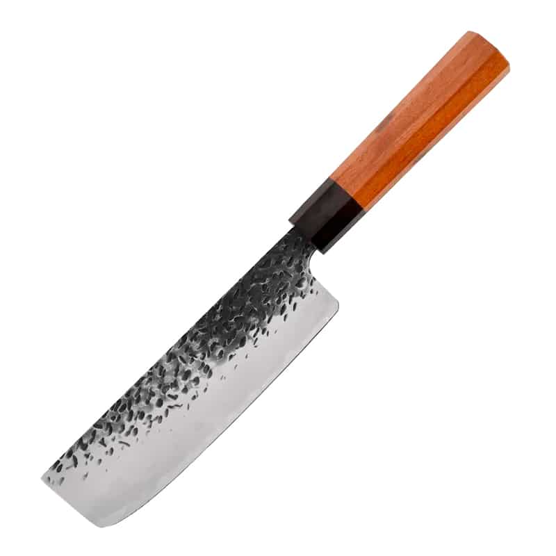 Cutit profesional Japonez HOCHO Nakiri, seria JP, otel japonez HRC 60 calire manuala, maner Delux Pakka image 0