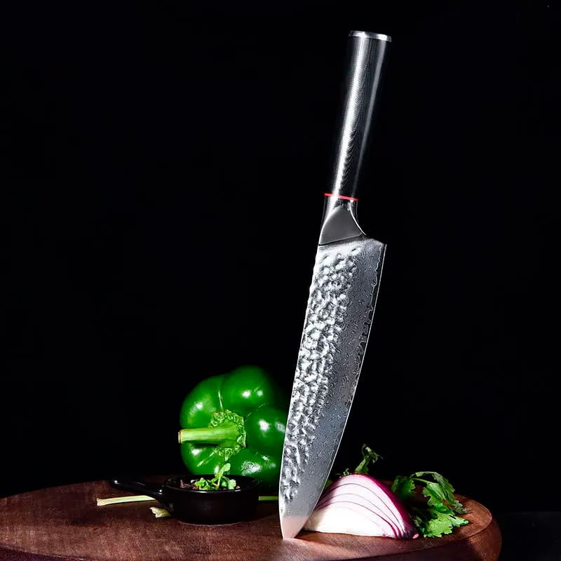Cutit profesional HOCHO Chef, Damascus M HRC 60, maner G10 image 1