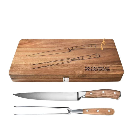 Set ustensile pentru Barbecue BBQ 2 in 1 image 0