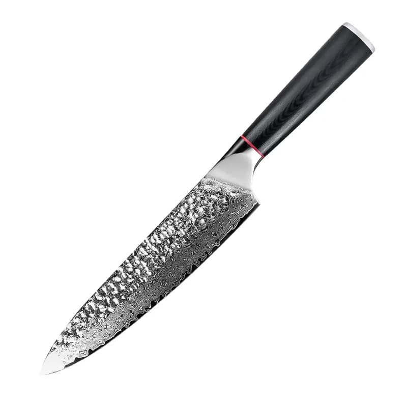 Cutit profesional HOCHO Chef, Damascus M HRC 60, maner G10 image 0