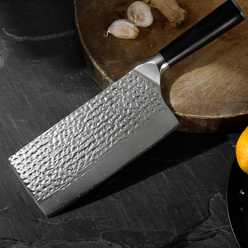 Cutit profesional HOCHO Satar EXTRA, Damascus M HRC 60, maner G10 image 1