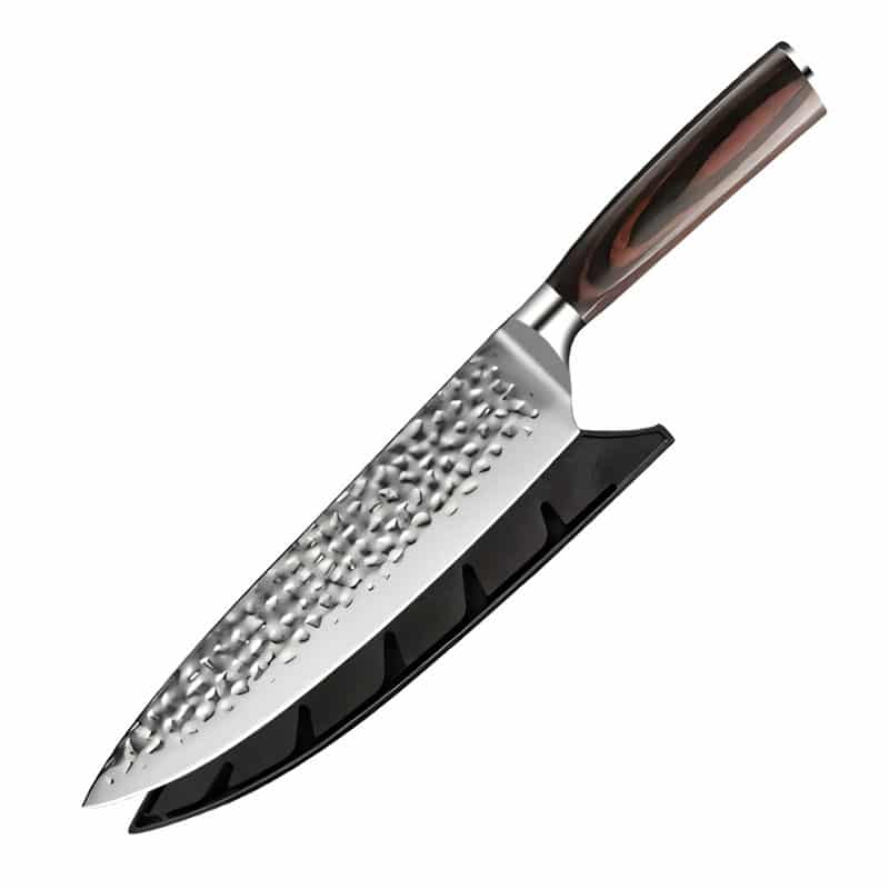 Cutit profesioanal HOCHO Chef, otel japonez HRC 60 calire manuala, maner Delux Pakka image 0