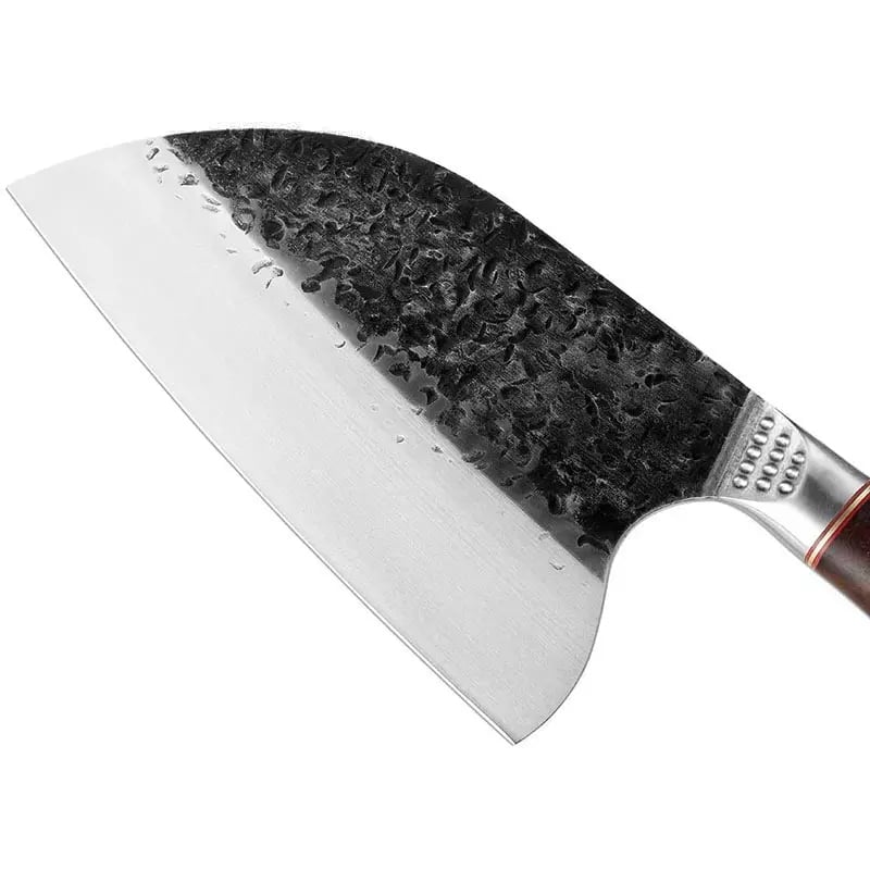 Cutit profesional HOCHO Serbian seria Brutus, otel japonez HRC 60 calire manuala, maner Delux Pakka image 1