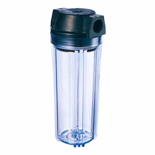 Filtru apa carcasa plastic transparent fara cartus, 1.3~6 bar, 3m3/ora, 1/2 image 0