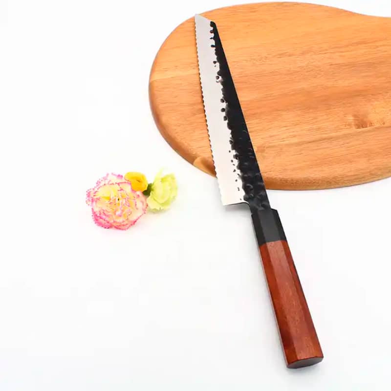Set 5 cutite profesional HOCHO seria JP, otel japonez HRC 60 calire manuala, maner Delux Pakka image 4
