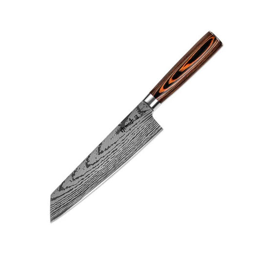 Cutit profesional Jp KIRITSUKE, otel carbonificat Japonez HRC 60 calire laser, maner Delux Pakka image 1