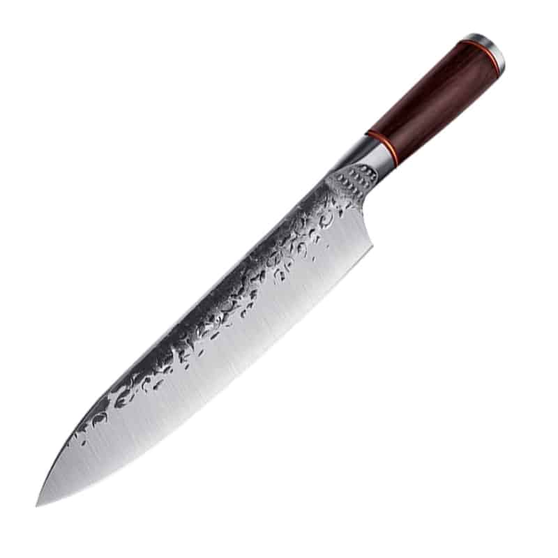 Set cutit profesional Chef cu Husa, seria Brutus, HOCHO, otel japonez HRC 60 calire manuala, maner Delux Pakka image 1