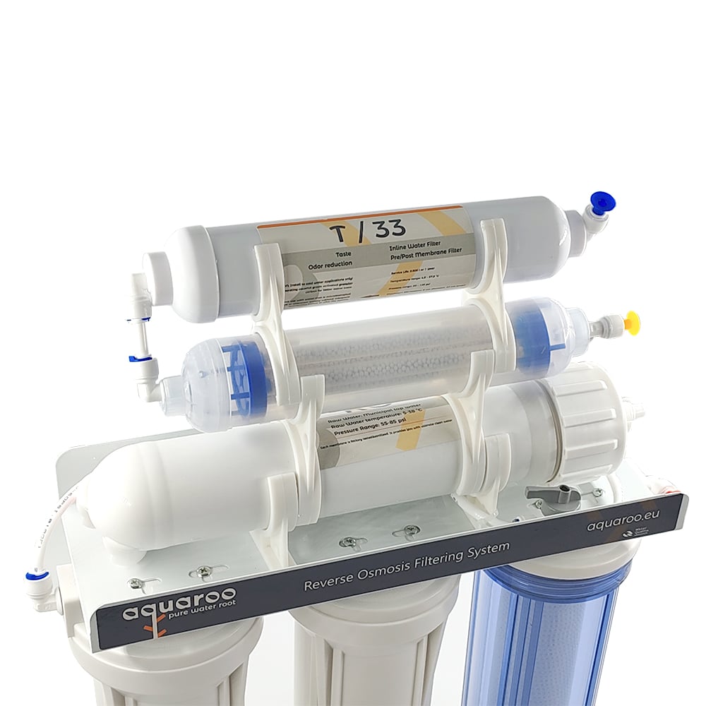 Filtru apa osmoza inversa in 6 nivele cu deionizare IR+, 75 GPD, 0.0001 microni image 1