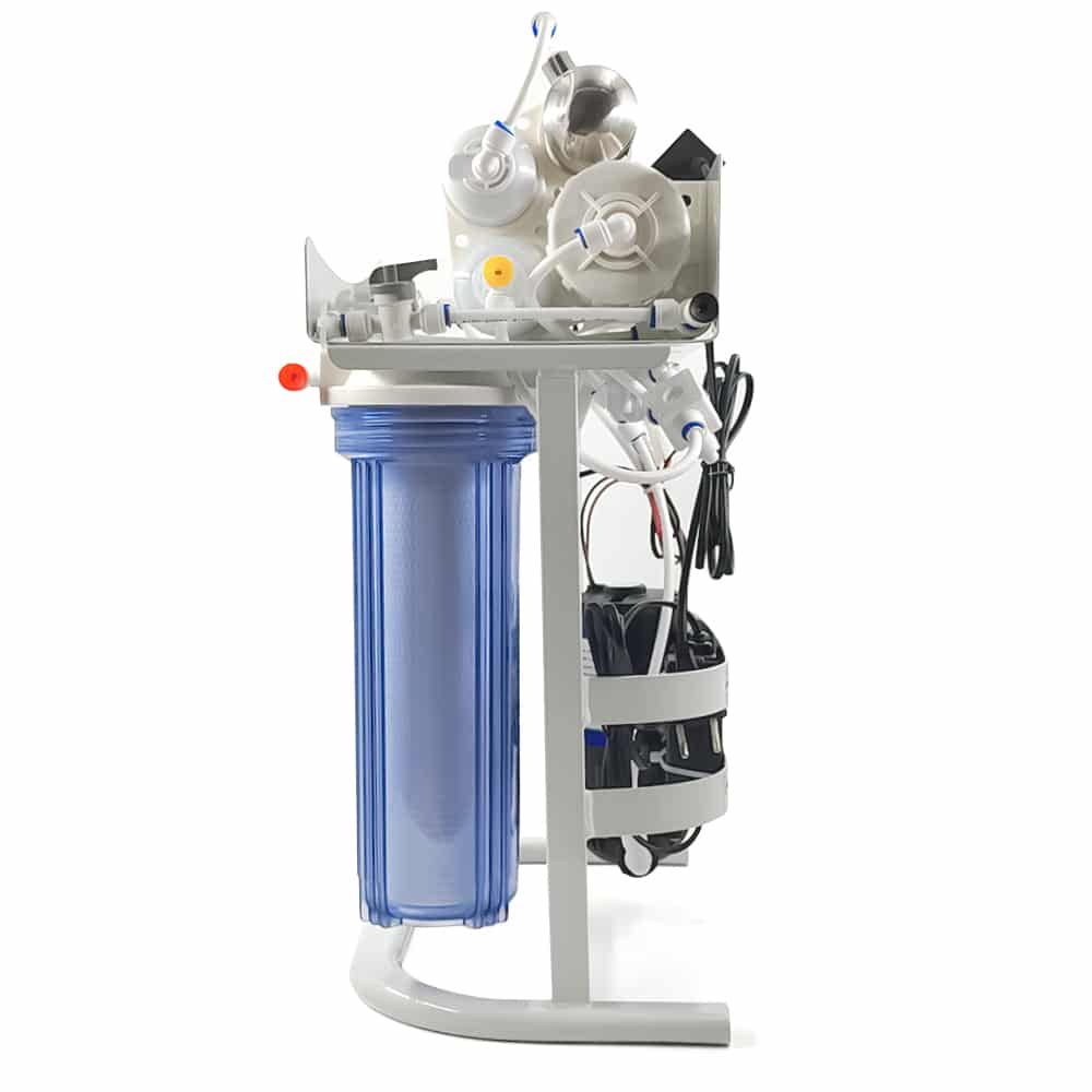Filtru apa osmoza inversa cu pompa in 7 nivele cu alcalinizare PH+ si UV, 75 GPD, 0.0001 microni image 3