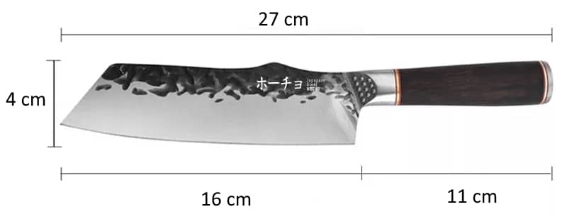 Cutit profesional HOCHO Bunka seria Brutus, otel japonez HRC 60 calire manuala, maner Delux Pakka image 4