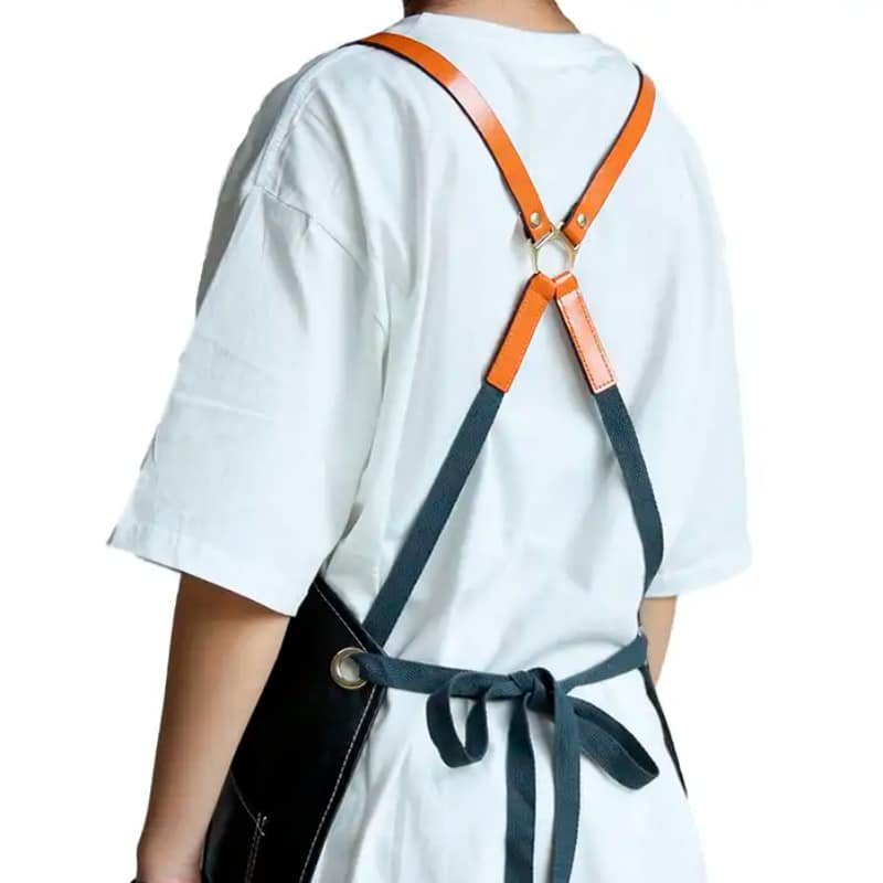 Sort impermeabil si reglabil din piele vegana ECO, 75cm x 60 cm maro image 2