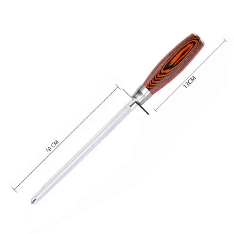 Masat profesional carbon HOCHO, 19 cm, maner Delux Pakka image 2