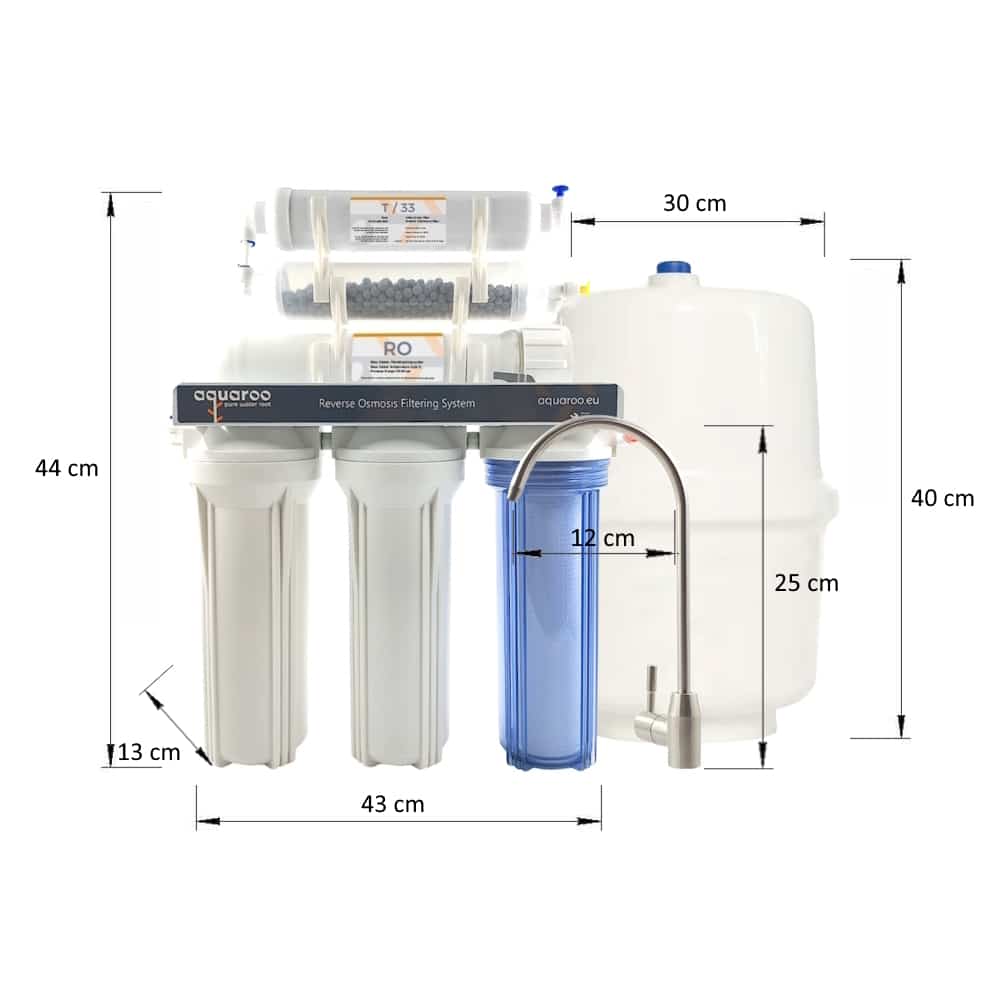 Filtru apa osmoza inversa in 6 nivele cu alcalinizare PH+, 75 GPD, 0.0001 microni image 8