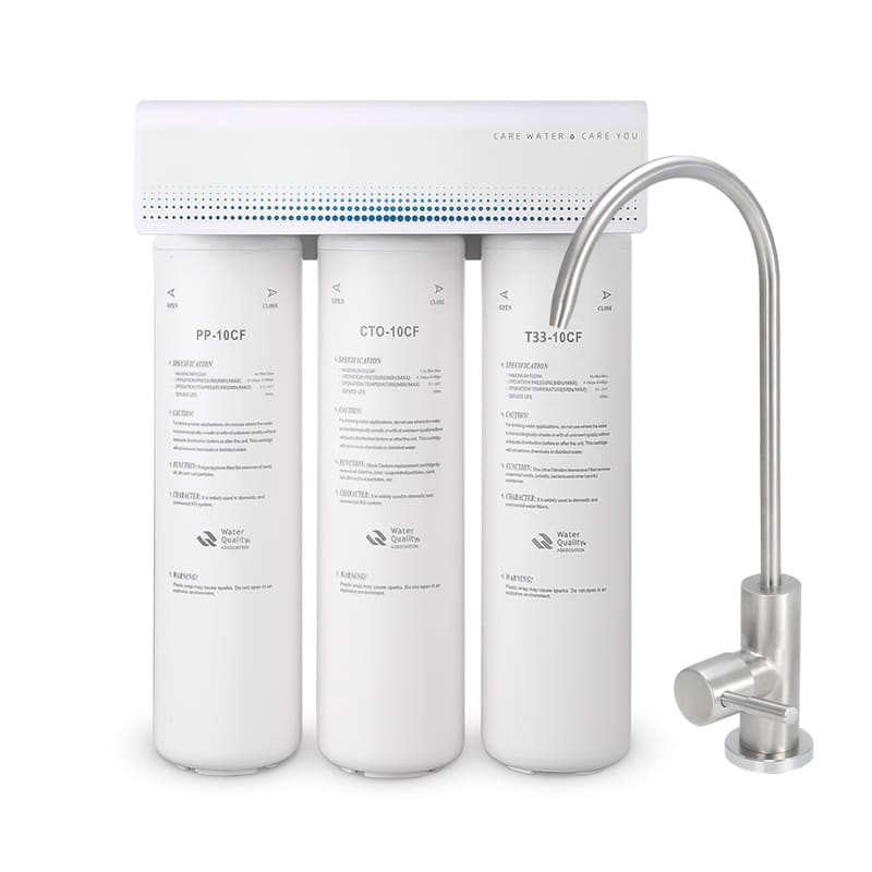Filtru apa microfiltrare in 3 niveluri AQUAROO Compact House PUR+, cartus Twist Quick, baterie Premium, 10 microni, 3500 litri; image 0