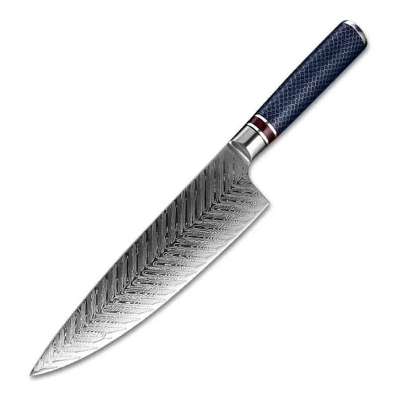 Cutit profesional HOCHO Chef, Damascus L67 HRC 60, maner VG10 image 0
