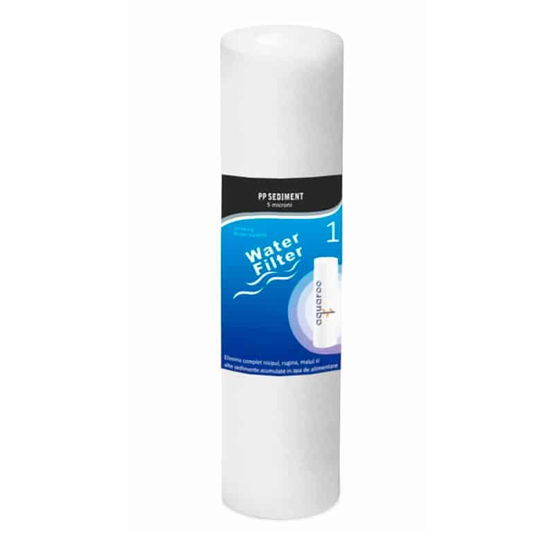 Cartuse filtru apa set 5 buc. prefiltrare 1-2-3-4-5, Osmoza Inversa, PP sedimente 5 microni, GAC carbon activ, CTO bloc carbon 5 microni, membrana 50 GPD, postcarbon image 3