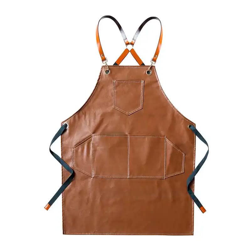 Sort impermeabil si reglabil din piele vegana ECO, 75cm x 60 cm maro image 0