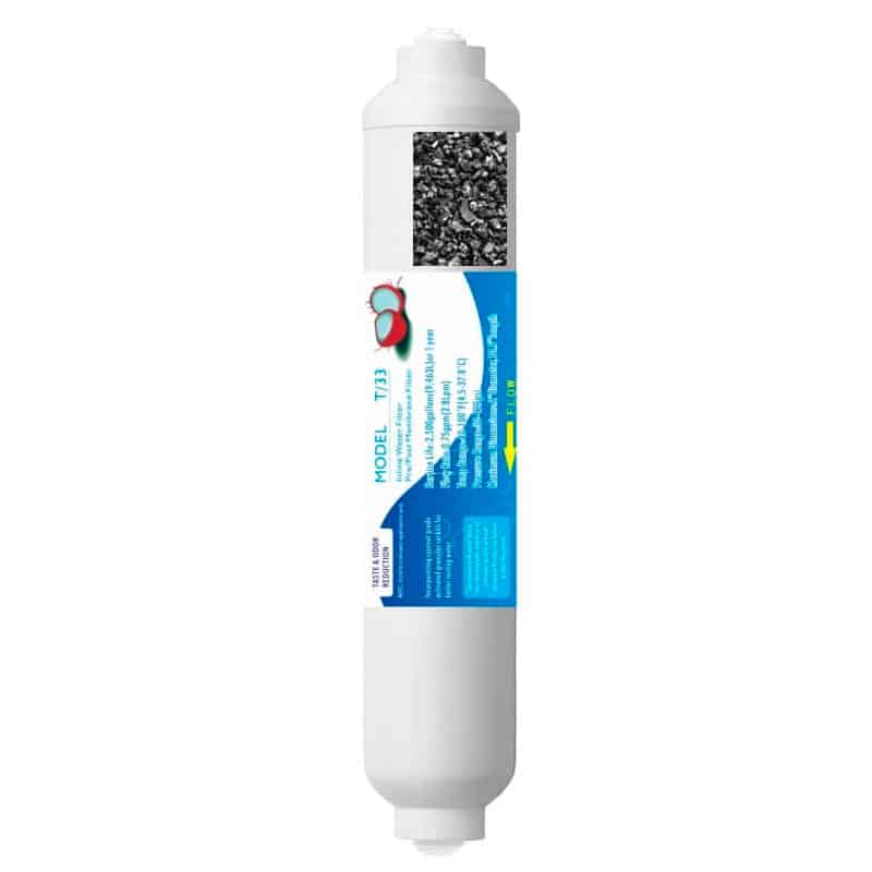 Cartuse filtru apa set 5 buc. prefiltrare 1-2-3-4-5, Osmoza Inversa, PP sedimente 5 microni, GAC carbon activ, CTO bloc carbon 5 microni, membrana 90 GPD, postcarbon image 5