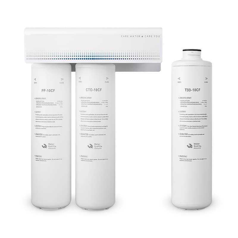 Filtru apa microfiltrare in 3 niveluri AQUAROO Compact House PUR+, cartus Twist Quick, baterie Premium, 10 microni, 3500 litri; image 1