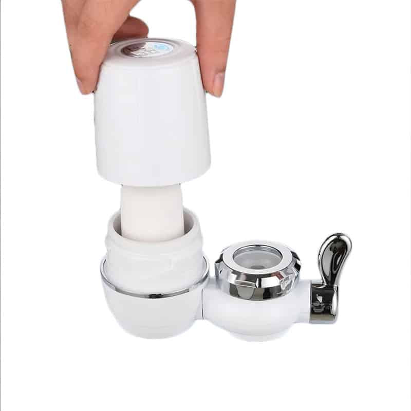 Filtru de apa microfiltrare cu fixare pe robinet AQUAROO cu cartus , 2 functii image 3