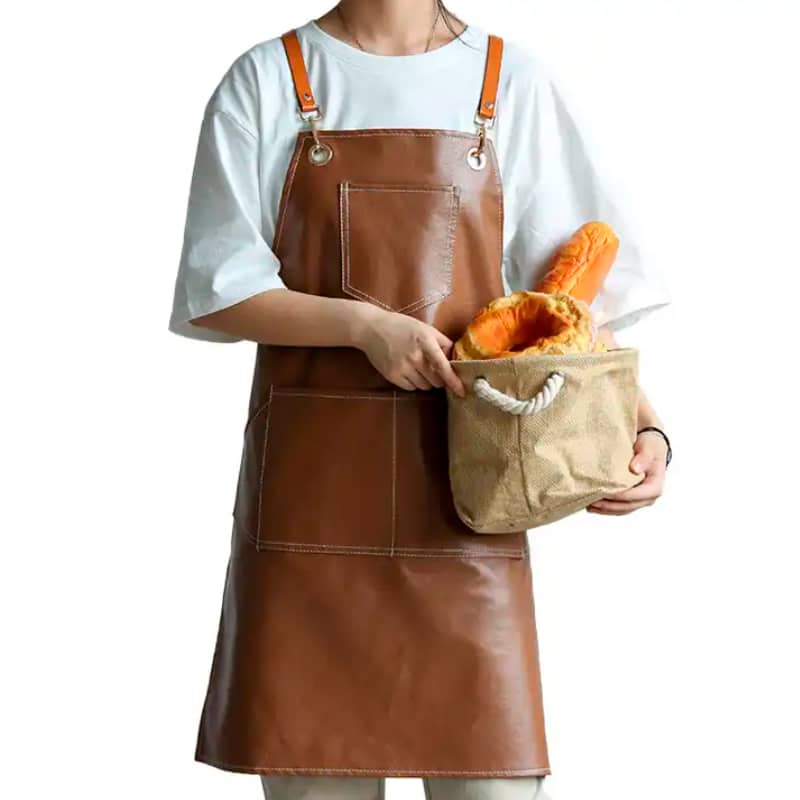 Sort impermeabil si reglabil din piele vegana ECO, 75cm x 60 cm maro image 1