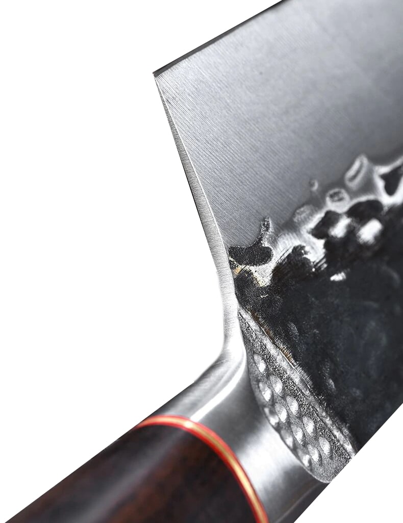 Cutit profesional HOCHO Bunka seria Brutus, otel japonez HRC 60 calire manuala, maner Delux Pakka image 2