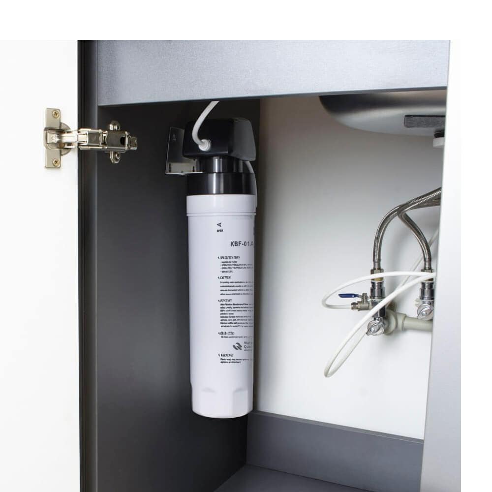 Filtru apa ultrafiltrare in 4 nivele cu mineralizare AQUAROO Compact Hause, cartus Twist Quick 4 in 1, 0.01 microni, 3000 litri image 2