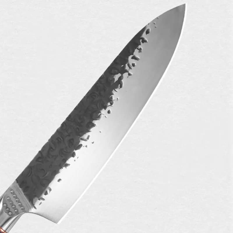 Cutit profesional HOCHO Chef seria Brutus, otel japonez HRC 60 calire manuala, maner Delux Pakka image 2