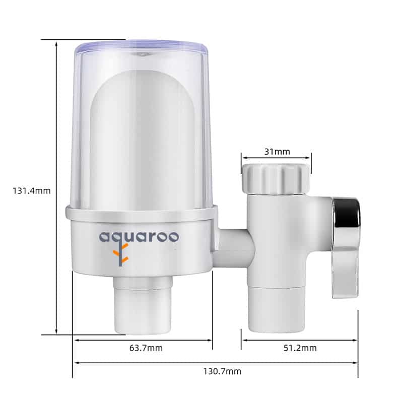 Filtru apa baterie microfiltrare în 3 nivele și mineralizare Aquaroo, 0.2 microni, 200 litri image 1