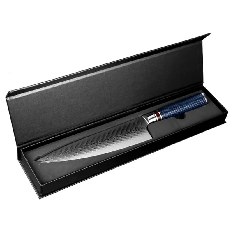 Cutit profesional HOCHO Chef, Damascus L67 HRC 60, maner VG10 image 8